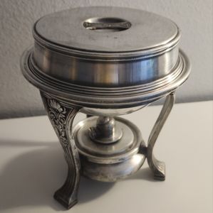 Vintage R. Wallace Chaffer set.  Includes silver soldered 10 oz. Chafing Dish